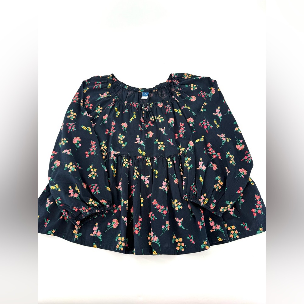 Old Navy Floral Blouse with Ruffle Details Blouse Size XL 14-16